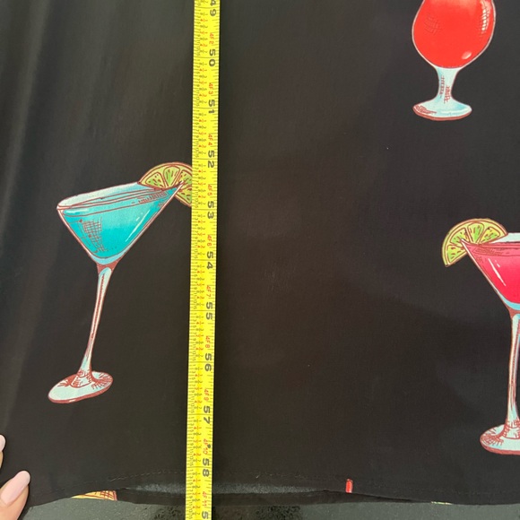 PARTY GIRL MAXI DRESS - CHEERS! Cocktails black size small 70’s chic jewels - Picture 14 of 14